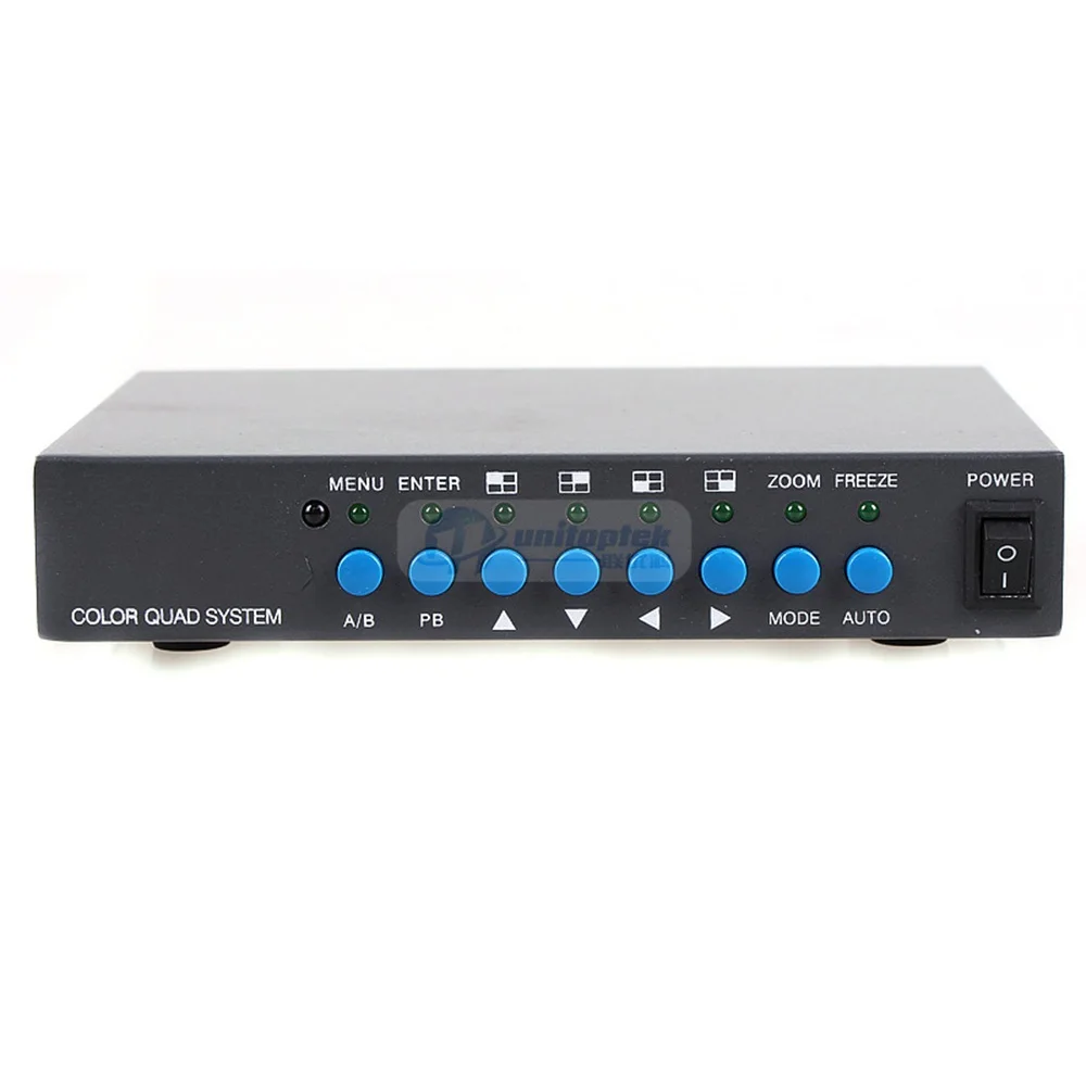 8CH VGA OUT цифровой цвет видео Quad сплиттер процессор BNC коммутатор для CCTV системы