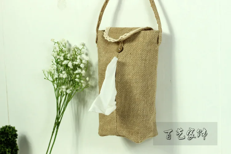 

Retro pastoral creativity Fluid Systems tissue box Wall Bag Paper pumping box Car pumping tray cloth Special offer wholesale