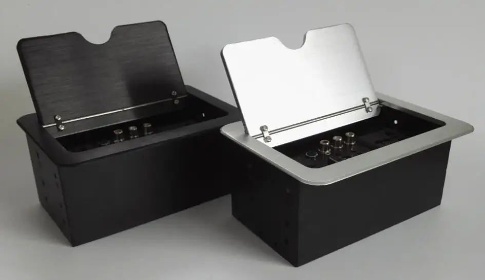 2019 سطح المكتب خفية Lan منفذ lipe يصل ل نظام المؤتمر RCA HDMI rj45 مقبس