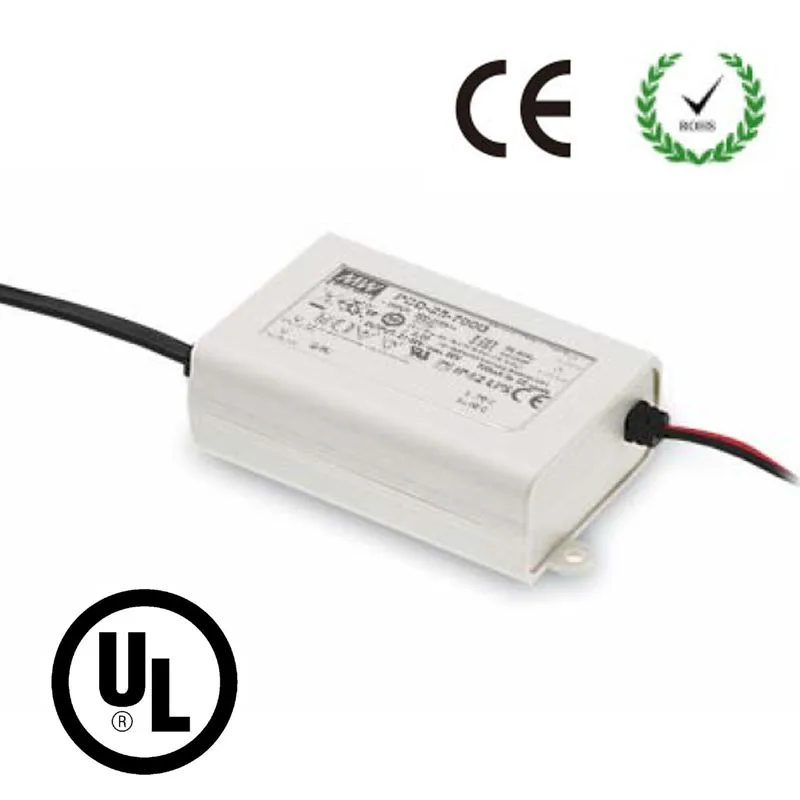 

25W Triac Dimmable LED Driver Constant Current DC 350/700/1050/1400mA Power Supply Lighting Transformer UL CE RoHS Regulator