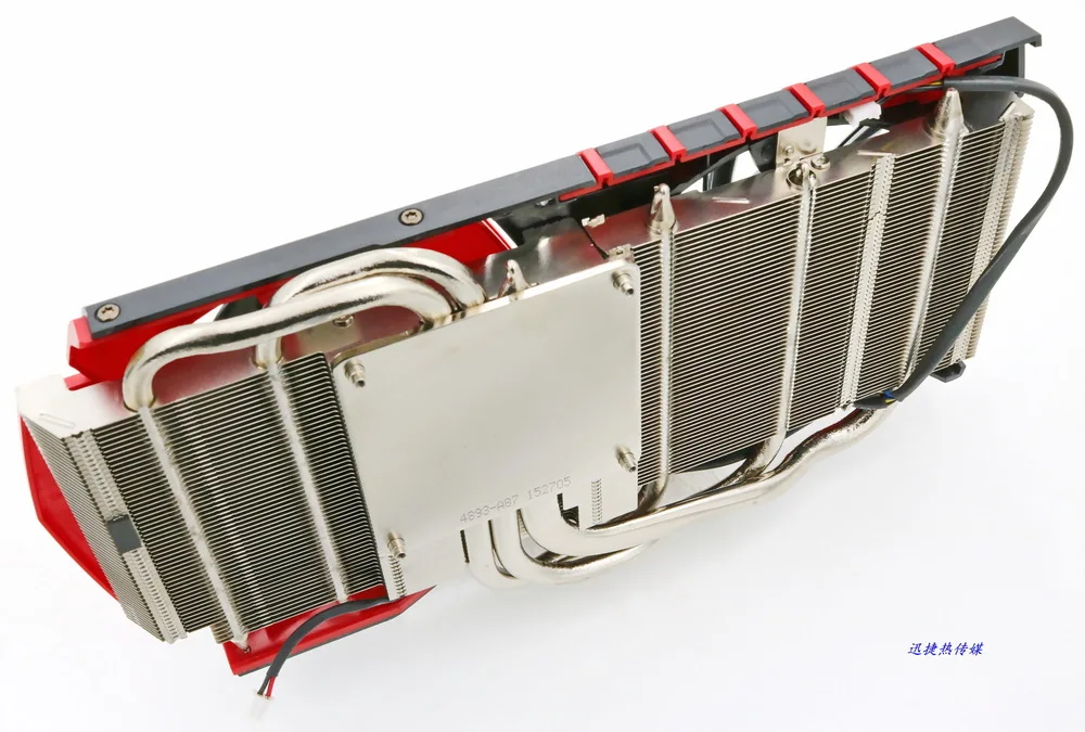 Новый оригинальный охлаждающий вентилятор для игровой видеокарты MSI GTX960 с