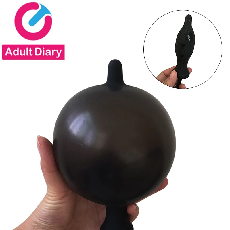 Adult Diary Anal Dilator Inflatable Plug Dildo Sex Toys Prostata Massage Expander Silicone Butt for Men Woman Gay |