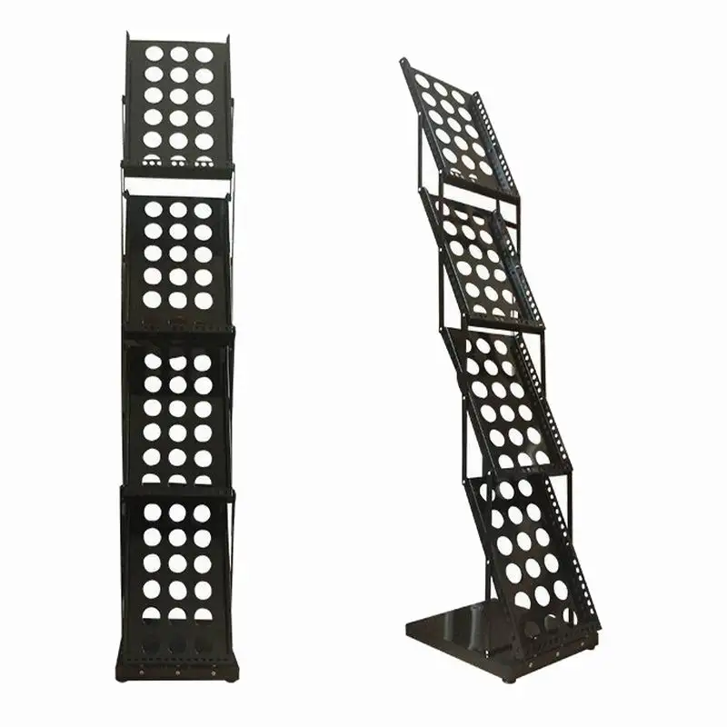 Magazine Brochure Catalogue Metal Holder Tray Storage Book Stand