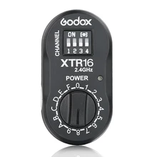 Godox XTR-16 flash receptor 2.4g x-system sem fio para x1c x1n XT-16 transmissor gatilho wistro ad360/de/qt/dp/qs/gs/gt series