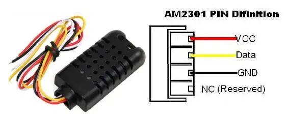 

AM2301 Digital Temperature & Humidity Sensor Module 1meter