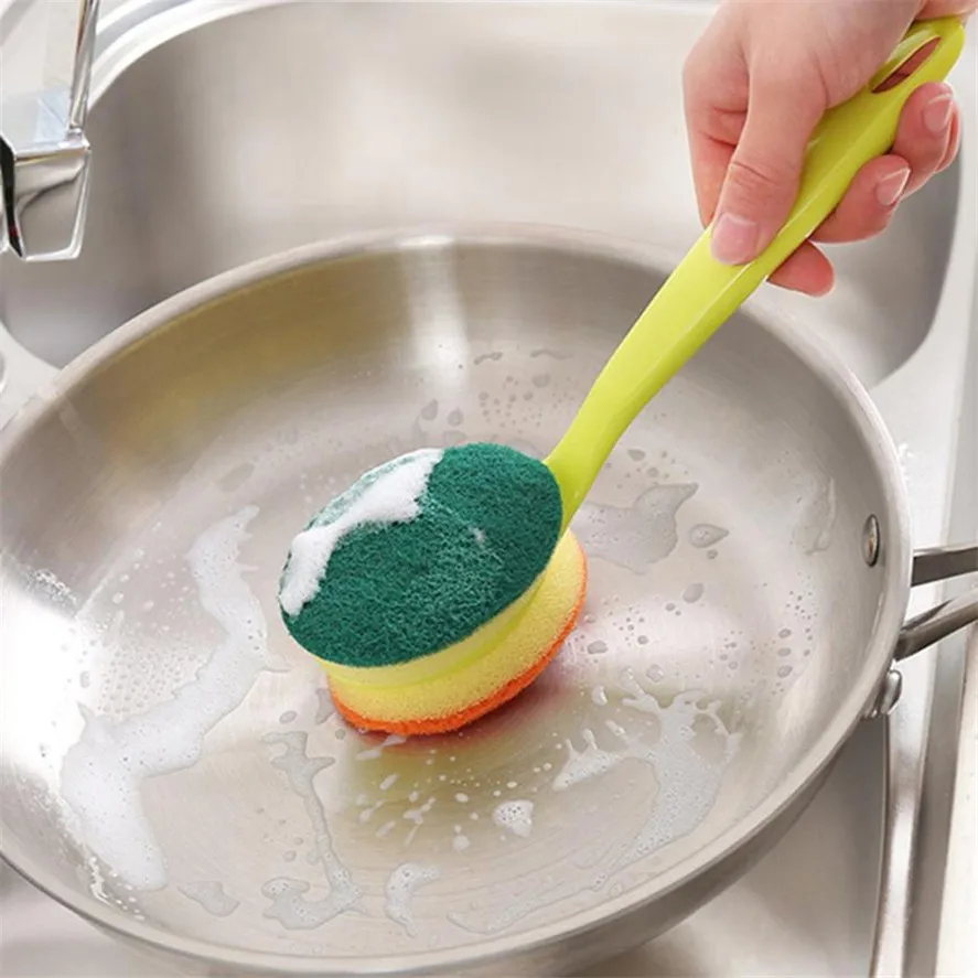 Buy New 1pc Multifunction Kitchen Cleaning Brush Long