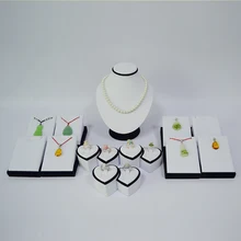 Ювелирные Изделия Дисплей Органайзер для кулон ожерелье держатель стенд Бюст Ожерелье Кольцо Neceser витрина для incounter цена