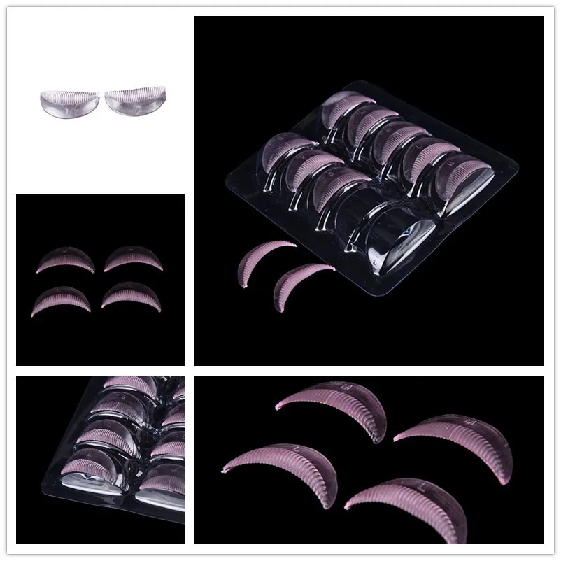 5 Pairs/Pack Silicone Eyelash Permanent Perm Curler Curling Root Lifting False Fake Eyelash Shield Pad Gasket Eyelash Assistant