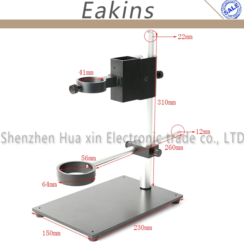 

Full Metal Holder Stand Adjustable Microscope Stand LED Light Boom Stand For Digital Video Microscope Camera Lab Microscope