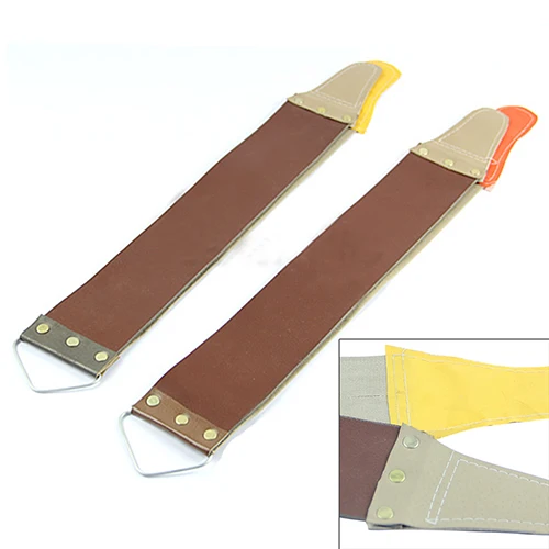 

Leather Sharpening Canvas Strop Barber Open Straight Razor Sharpening Shave 6QAP
