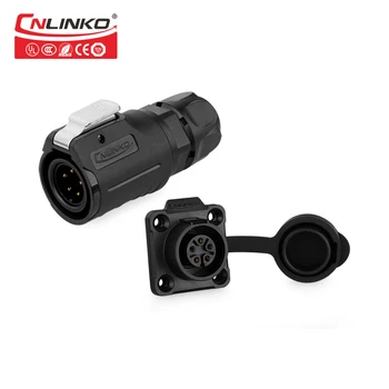 

Cnlinko M16 5 Pin Quick Wire Connectors Solar Soldering Panel Waterproof Electric Power Connectors Industrial Automotive Socket