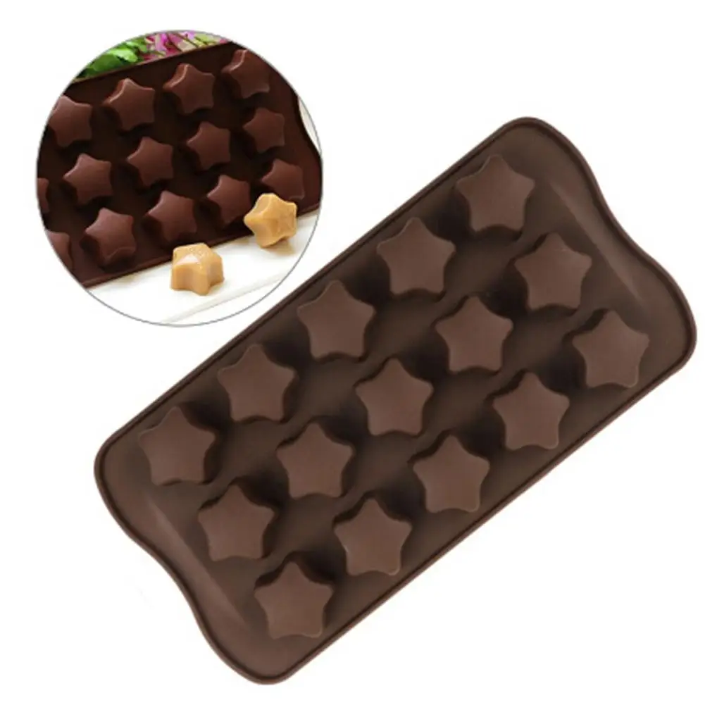 

15 Holes Silicone Mold Star Shape Chocolate Mold Jelly Chocolate Soap Moulds DIY Cake Decorating Tools Baking Bakeware