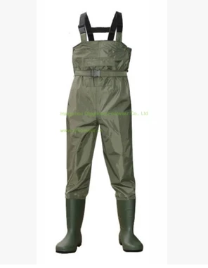 PROD 32852389220 Europe Style Fishing Wading Pants Man Breathable Chest
Waders Waterproof Thickening Nylon Fishing Car Washing Clothes Hunting