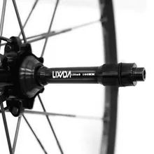 Lixada Велосипедное переднее колесо через ось 15 мм-9 мм быстросъемный вертел адаптер конвертер MTB передние ступицы труба вал аксессуар