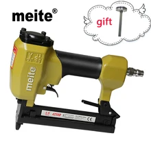 MEITE 425K узкая Корона 18 GA пневматический степлер для алюминиевых труб и мебели из ротанга воздушные электроинструменты Jun.14 инструмент обновления