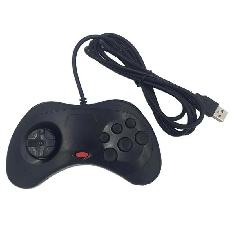 Классический проводной 6 кнопок USB SEGA классический геймпад USB игровой контроллер Joypad для SEGA Genesis/MD2 Y1301/PC/MAC - Цвет: 1pcs