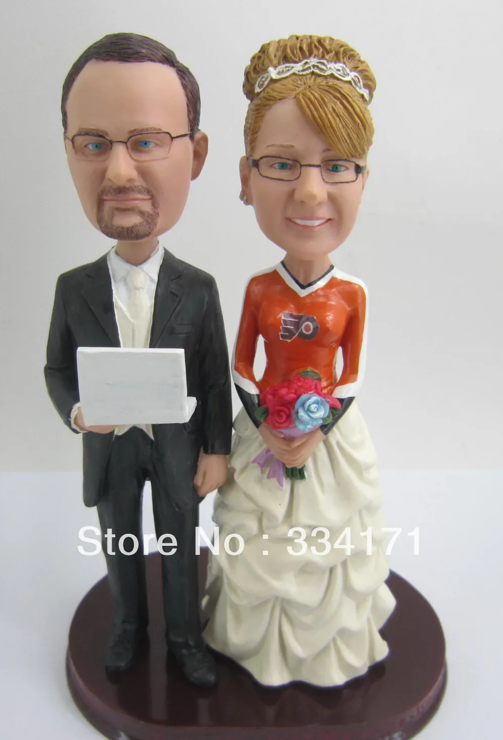 Персонализированные bobblehead кукла geek guy свадебный подарок свадебное украшение