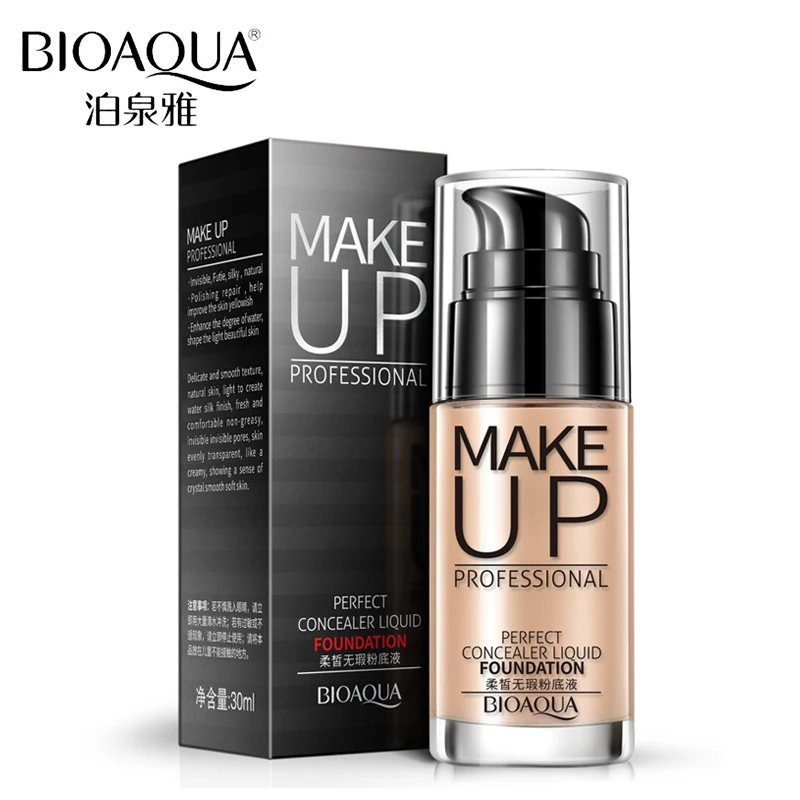 

BIOAQUA 3 Color Concealer Makeup Cream Base Liquid Foundation Whitening Moisturizing Oil Control Face Primer BB Cream