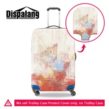 Кисточек печать чемодан на колесиках для путешествий защитный чехол для 18 до 30 дюймов Чехол стрейч против царапин чемодан защитный чехол