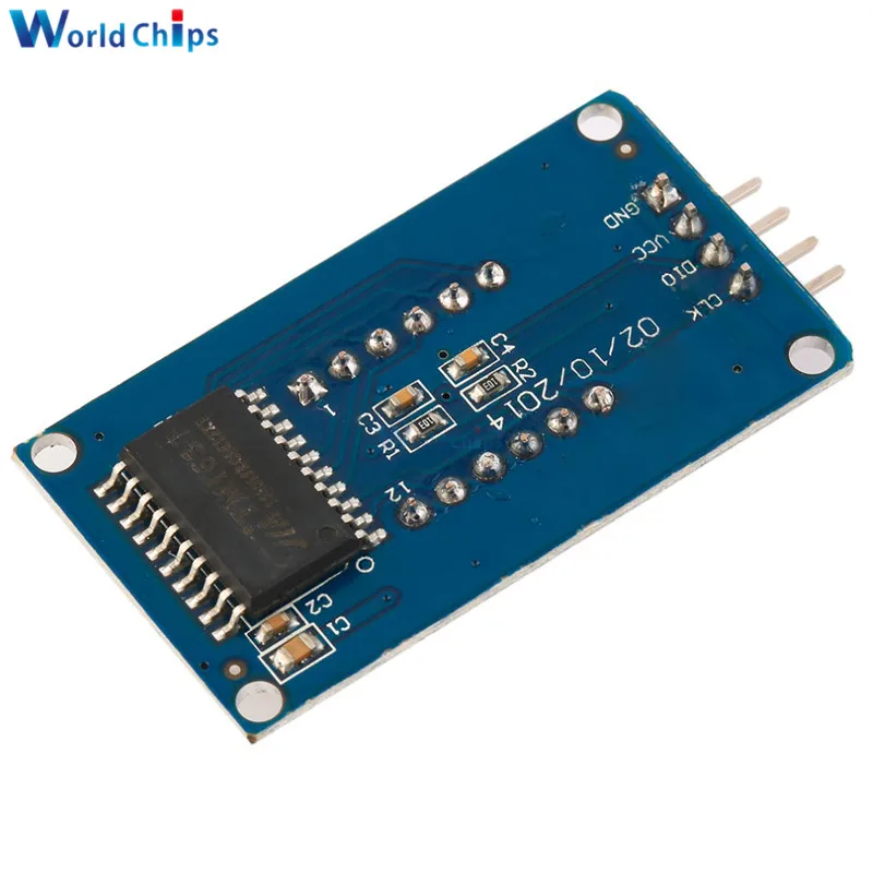 10 шт. TM1637 светодиодный модуль дисплея для arduino 7 сегментов 4 бит 0 36 дюйма часы