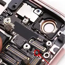 50 шт./лот оригинальная новая домашняя кнопка mesa ic чип для iPhone 6S plus 6S+ 6SP 6splus на логической плате фиксированная часть