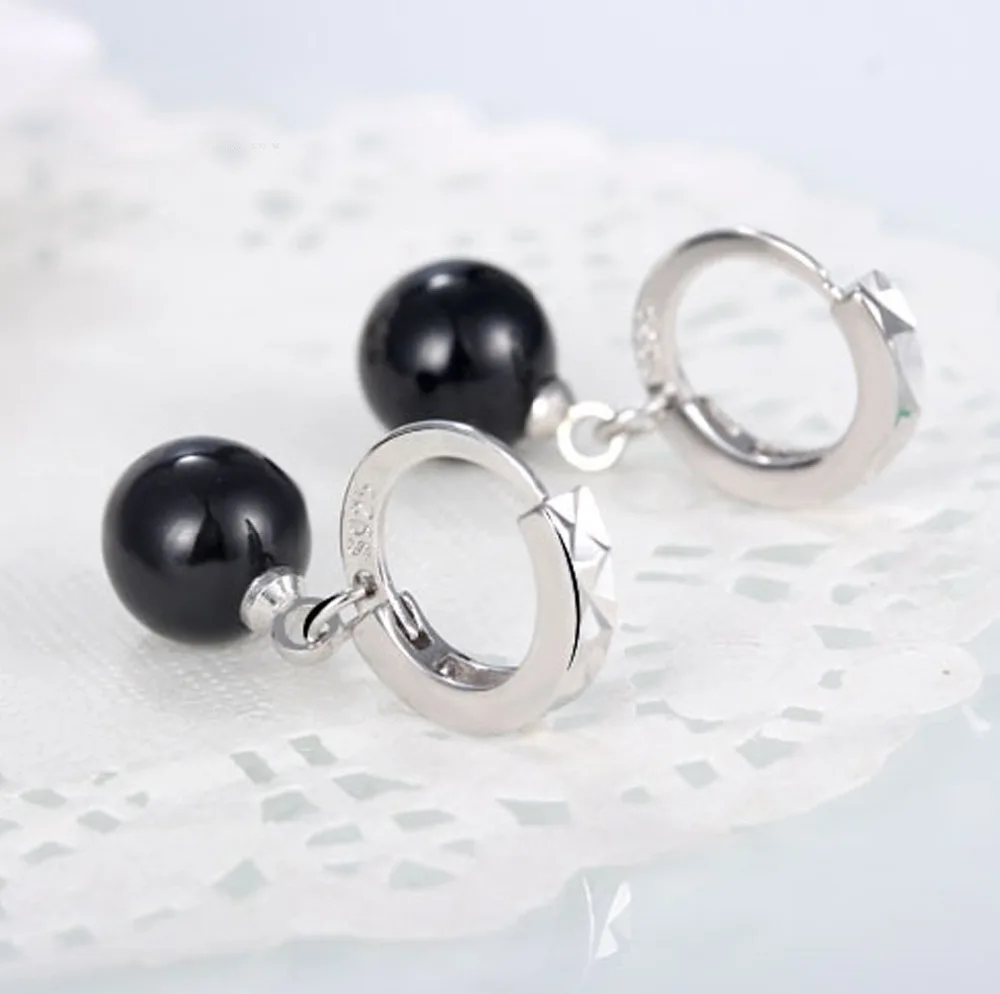 stone drop earrings 925 silver jewelry (4)