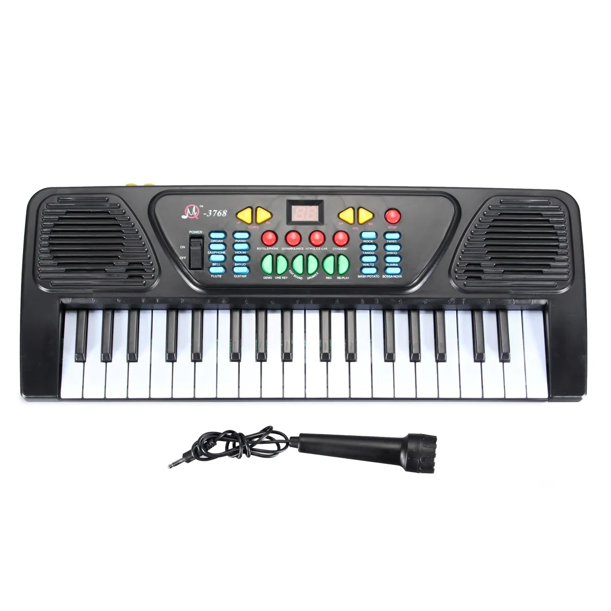 

37 Keys Digital Music Electronic Keyboard Kid Electric Piano Organ Musical Instrument Toy For Children Learning Toy Sets