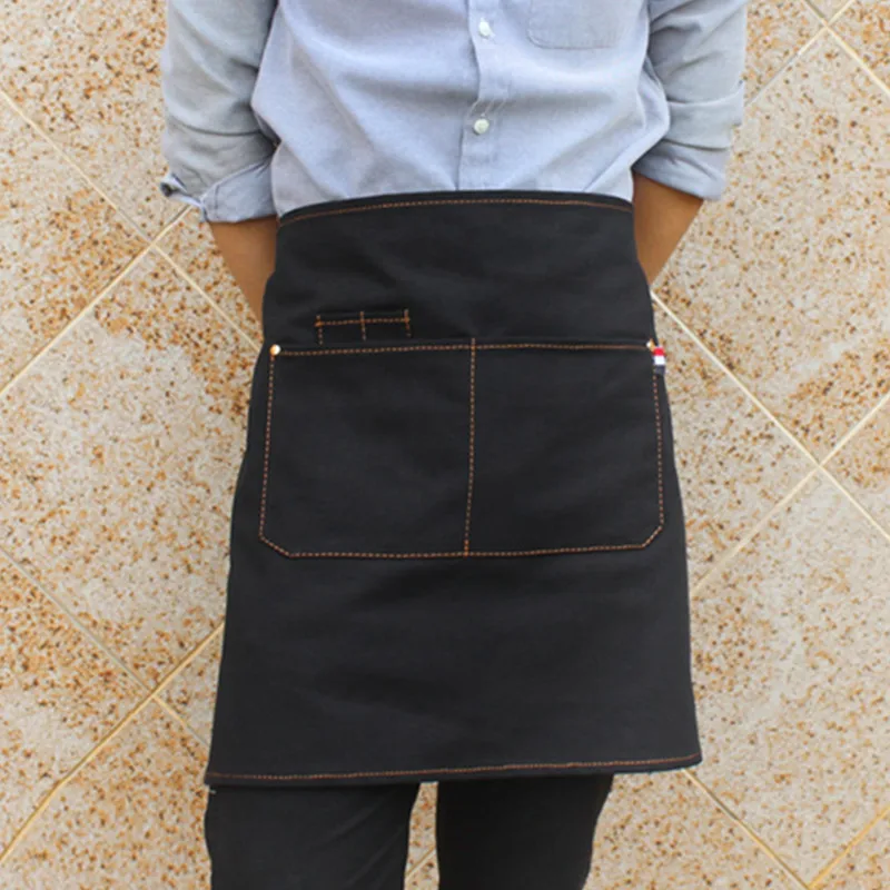 Waist Canvas Apron Cotton Straps E18-6