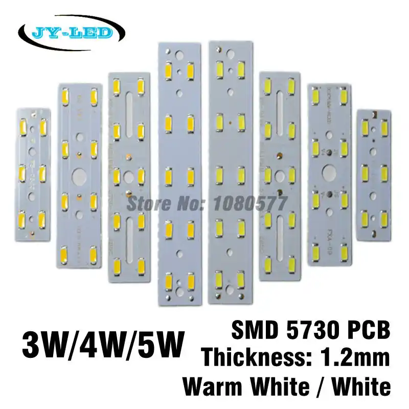 10pcs Lot 3w 4w 5w Led 5730 Smd Short Rectangle Aluminum Base 10pcs Lot 3w 4w 5w Led 5730 Smd Short