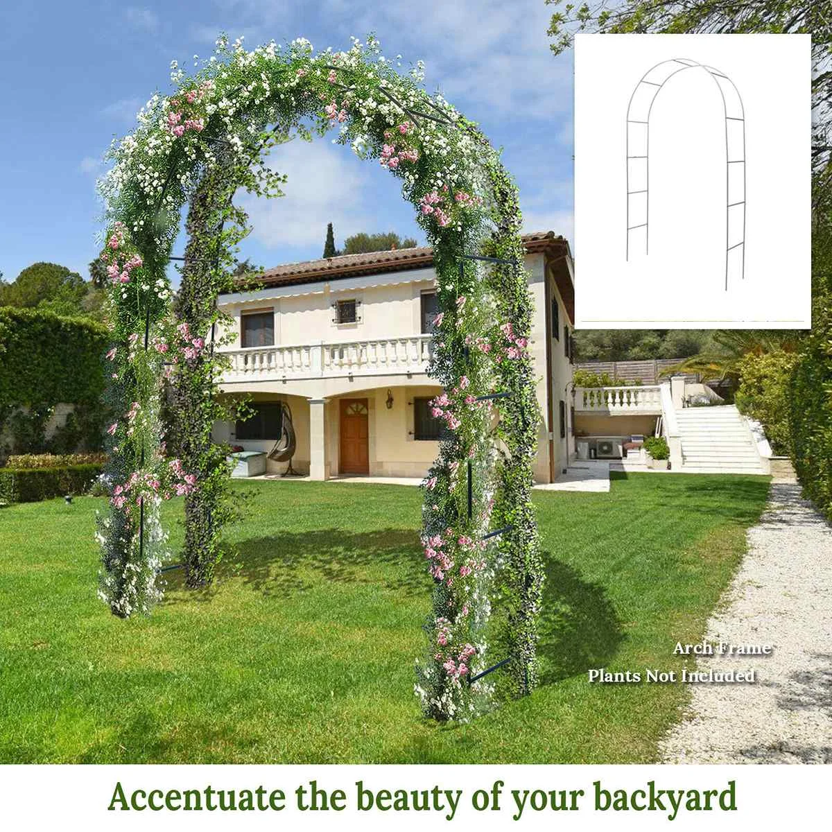 Display-Set Pole-Stand Floral-Decoration Wedding-Party Garden Metal Arch-Upright-Base Display-Set Pole-Stand Floral-Decoration Wedding-Party Garden Metal Arch-Upright-Base