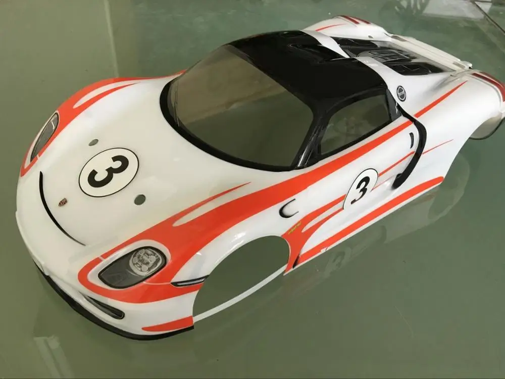 1/8 on road painted Porschee 918 body for HPI kyosho HSP Tamiya | Игрушки и хобби