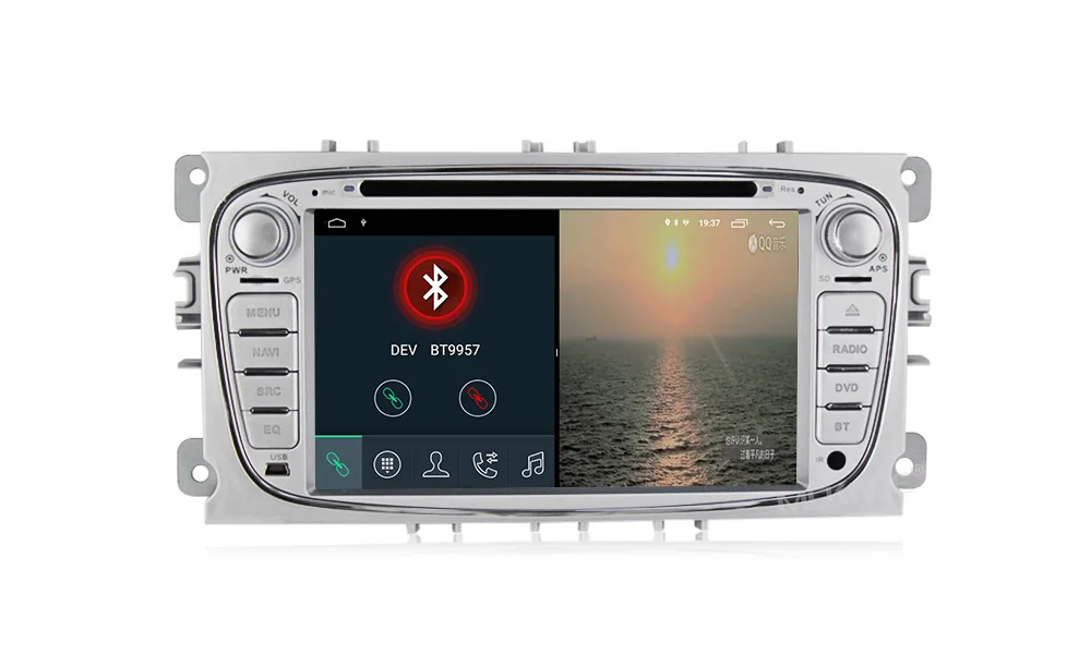 Perfect Car Multimedia player Android 9.1 GPS navigation audio 2 Din For FORD/Focus/Mondeo/S-MAX/C-MAX/Galaxy RAM 2G ram 32G rom Radio 36