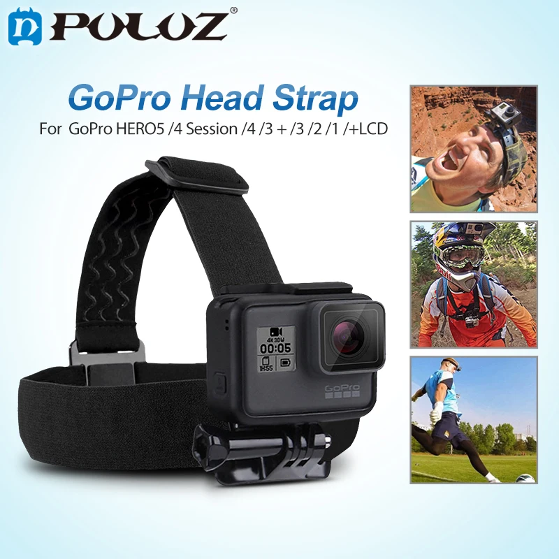 

PULUZ for Go Pro Accessorie Elastic Head Strap Mount Belt and Chest Bet Kit For SJCAM SJ4000 /GoPro HERO5 4Session HERO5 4 3+321