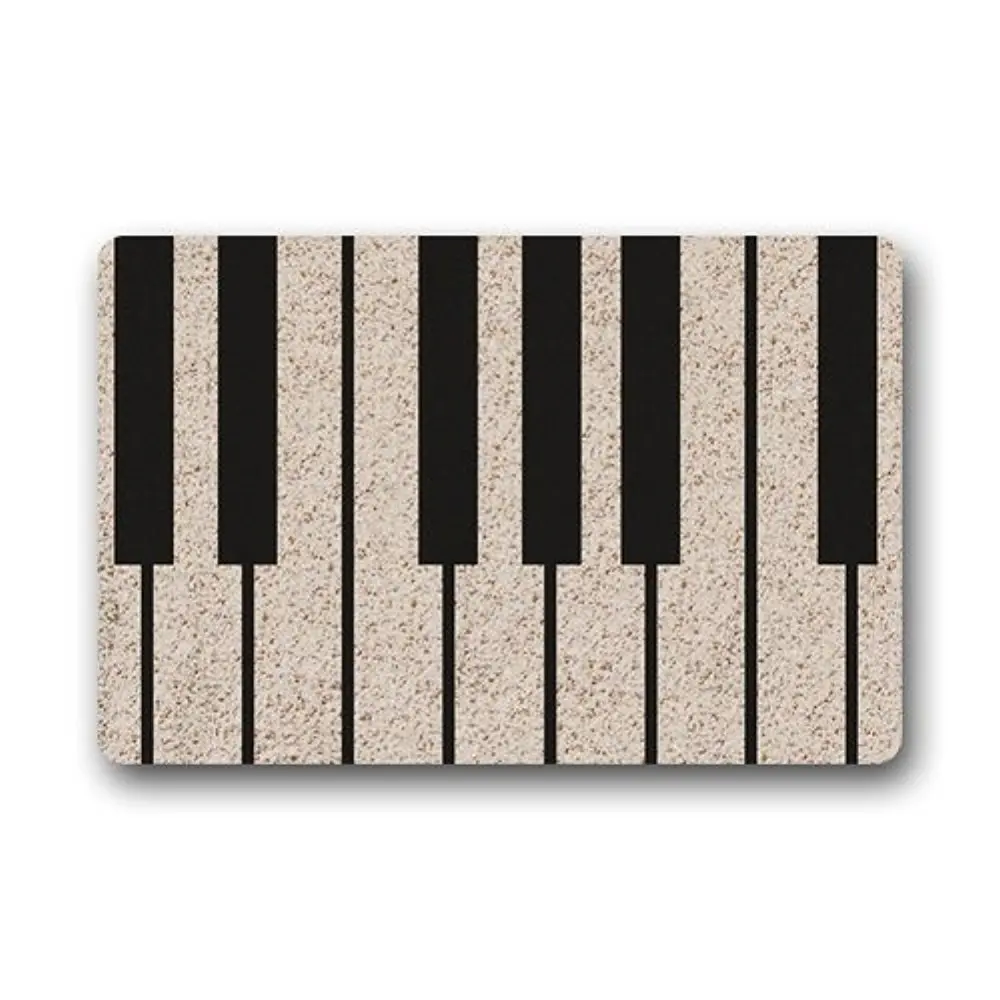 Decorative Piano Music Key Living Room Doormat Kitchen Carpet Floor