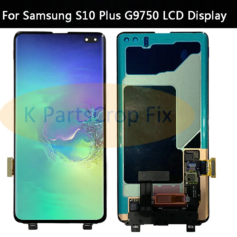 AMOLED для samsung Galaxy S10 SM-G9730 G973F ЖК-дисплей Дисплей Сенсорный экран планшета замена для samsung S10 плюс G9750 ЖК-дисплей