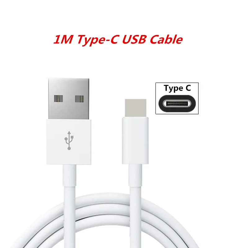 Type-C usb кабель зарядное устройство адаптер для huawei P30 Pro P20 mate 20 Lite X 10 P10 Plus mate 20 P 30 P30pro P20pro 20pro mate 20pro - Тип штекера: 1M Type-C USB Cable