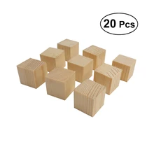 20 шт./компл. 2*2*2 см Деревянная Башня деревянные строительные блоки игрушка домино DIY укладчик экстракт здания образовательный Подарок для игры