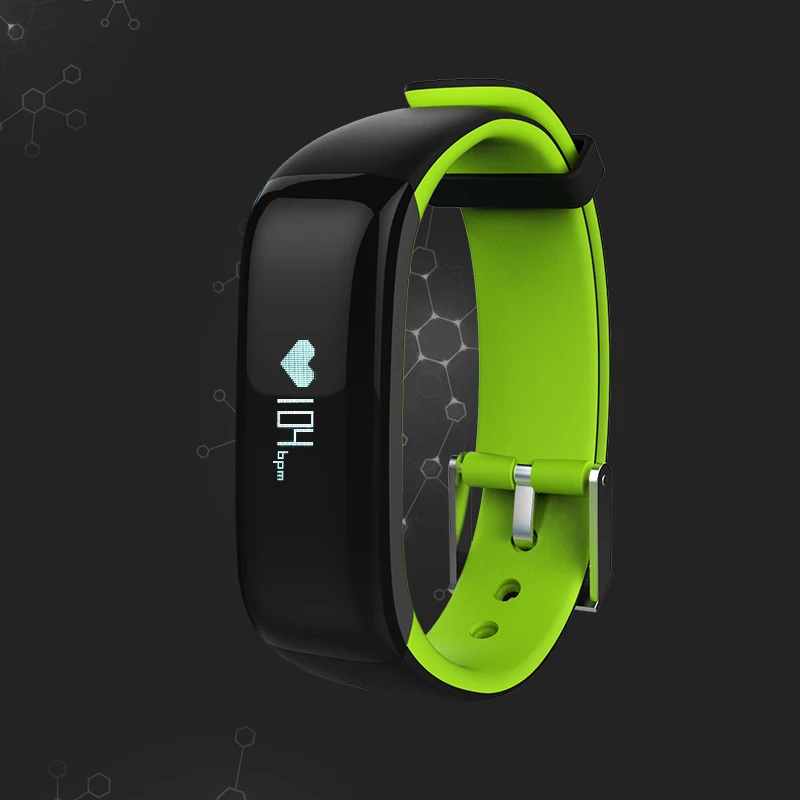 Jincor Новый P1 smart bluetooth браслет артериального давления сердечного ритма Мониторы