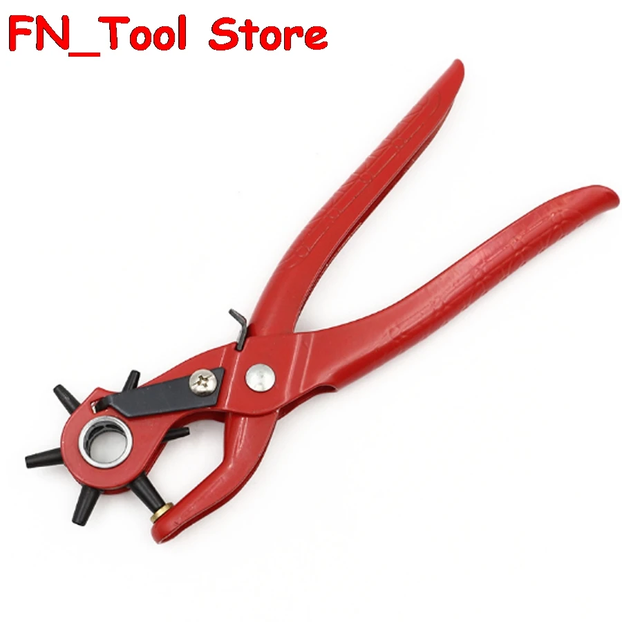 High quality 9 inch Round mouth Belt punch belt perforation tool hand tools Belt punch pliersin