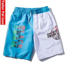 M-6XL, большой размер, Мужская одежда для плавания, Шорты для плавания, быстросохнущие, на молнии, купальник с карманом, мужские, с принтом, бермуды, для серфинга, пляжная одежда, плавки