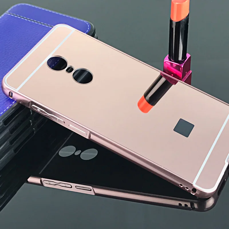 

For Xiaomi Redmi Note 4X Case Cover Luxury Mirror Personality Design Hongmi Note 4X Cases fundas Mi Redmi Note 4X 5.5 inch+Gift