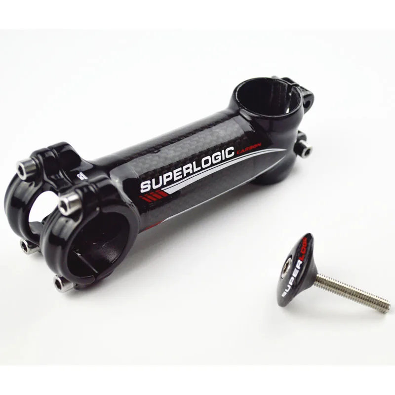 Superlogic glossy black carbon bicycle stem carbon road MTB bike stem
