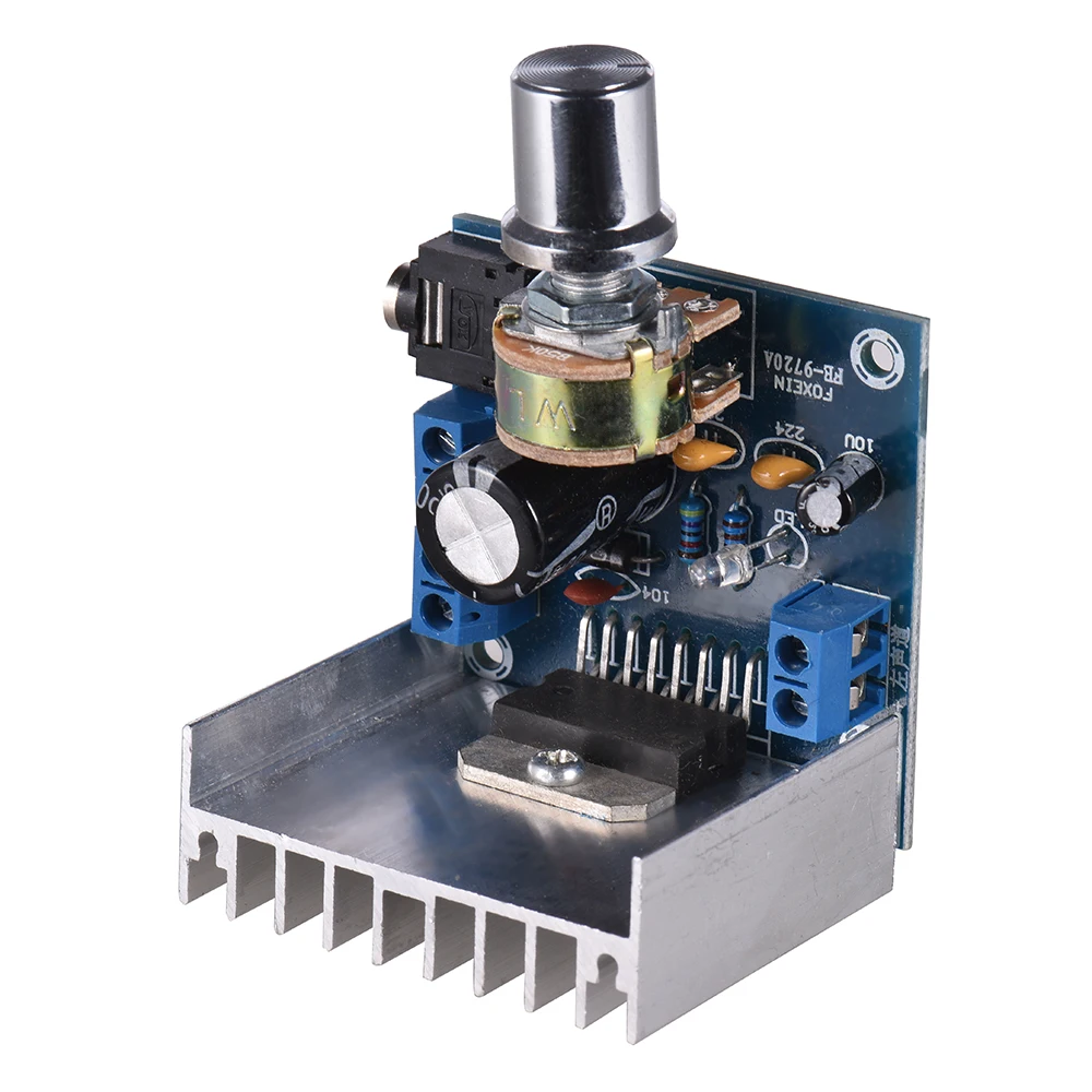 

Amplifier Board Stereo 2.0 Audio Amplifier Module 15W + 15W Dual-channel Mini Amp Board Amplify DIY Circuit Board with Heatsink