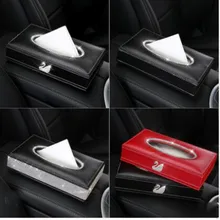 Высококачественные практичные аксессуары для салона автомобиля алмазная кожаная автомобильная коробка для салфеток коробка для полотенец для ваших автомобилей