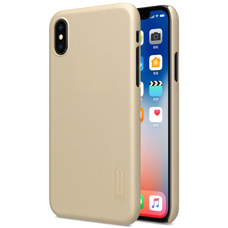 Cho iPhone XS Max Trường Hợp Nillkin Siêu Frosted Shield cho iPhone XR Điện Thoại Trường Hợp Bìa Cứng Trở Lại cho iPhone XS max XR X Nilkin Capa silicone case Cases For iPhone