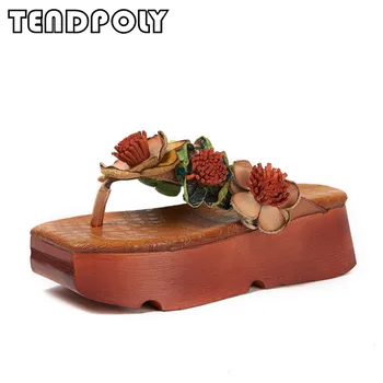 

New casual women's shoes summer hot leather thick square head women's sandals comfortable soft and breathable wild single shoes