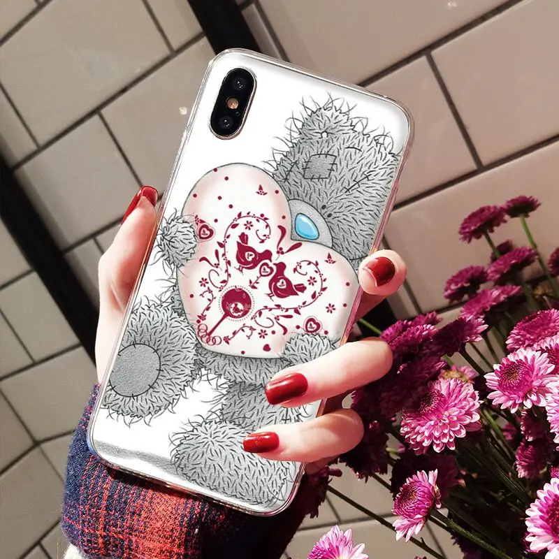 Babaite Tatty Teddy Bear Me To You Мягкий силиконовый прозрачный чехол для телефона для iPhone X XS MAX 6 6s 7 7plus 8 8Plus 5 5S SE XR - Цвет: A5