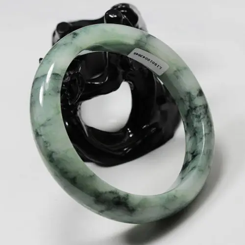 

xd 00806 Certified Grade "A" Natural Green Jadeite Jade Gems Bracelet Bangle