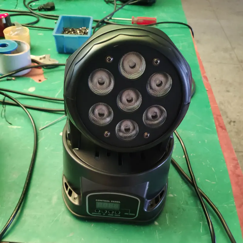 ASL 7*3 Вт 4в1 Луч 4 Led Mine Moving Head light Wash | Лампы и освещение