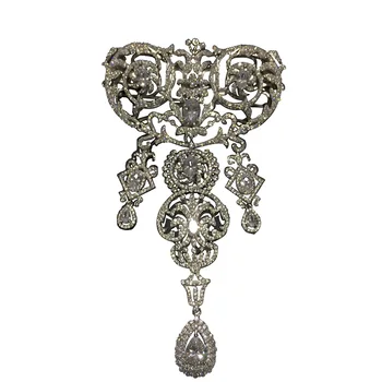 

Vintage Victoria New style 1 style is equal to several styles brooch and jewelry clasp more use silver with cubic zircon pave